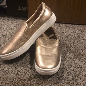 Torrid Gold SlipOn Shoes